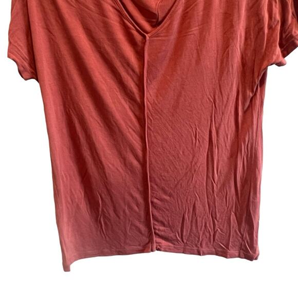 Vince Blouse Top XSmall with Reverse Hem Jersey Knit Size XS - Picture 2 of 9